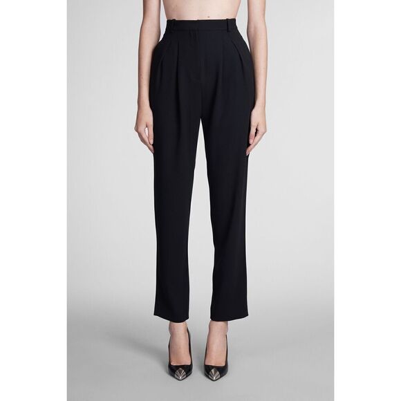 IRO Paris Black High Waisted DETA Tailored Pants - Picture 1 of 13